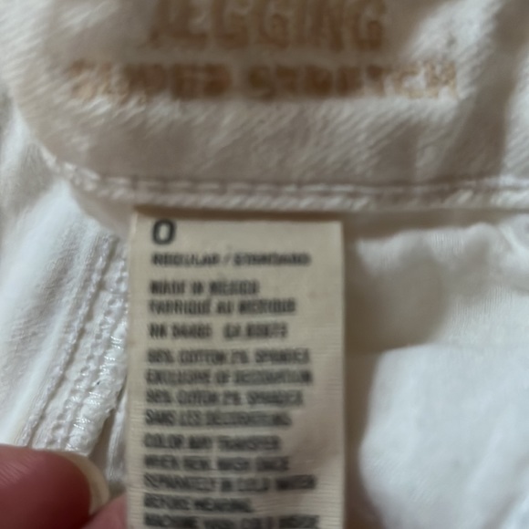 American eagle white jean sz0 - Picture 5 of 7